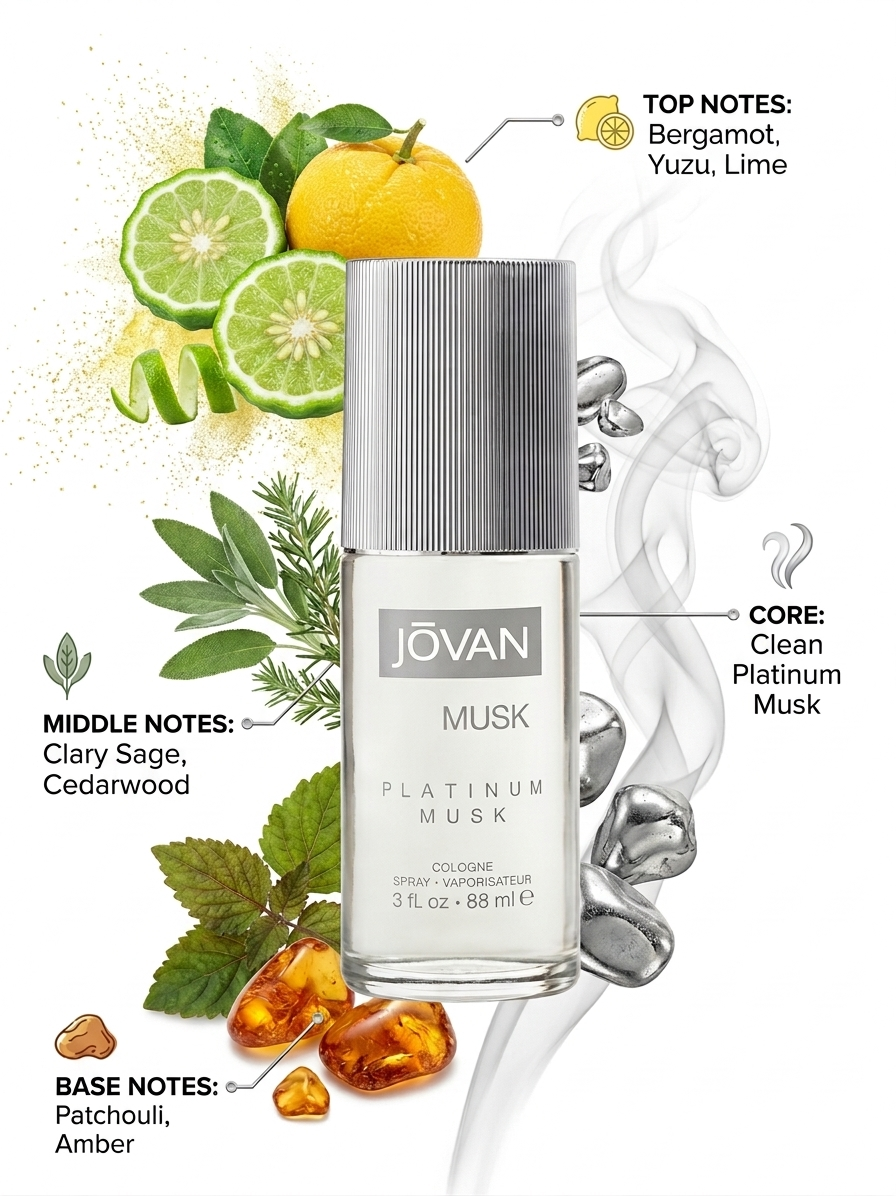 Platinum Musk Eau De Cologne